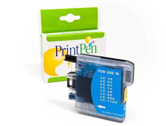 PRINTPEN BROTHER LC-38,61,65,67,980,1100  Cyan Yüksek Kapasite (13,0ml.)