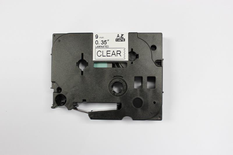 PRINTPEN BROTHER P-Touch TZE-121 SEFFAF ETIKETE SIYAH (9mm x 8m)