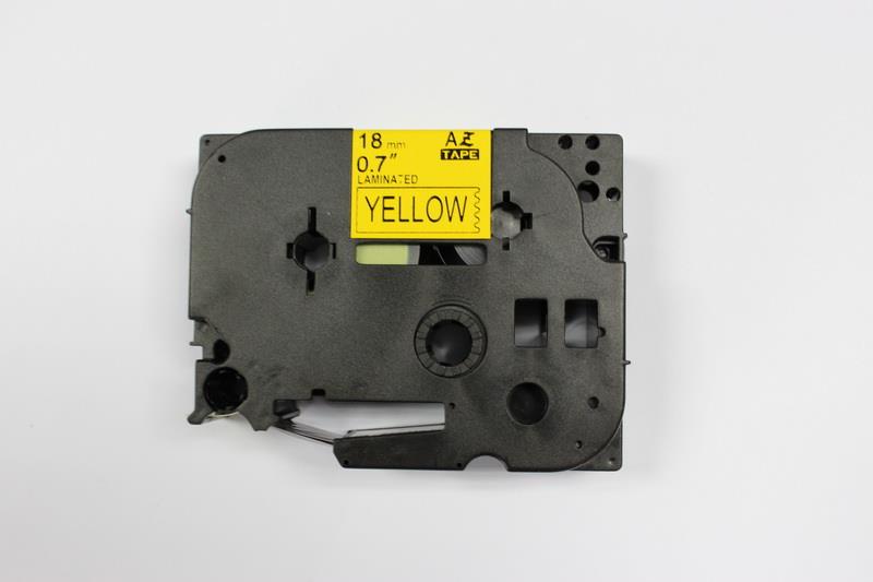 PRINTPEN BROTHER P-Touch TZE-641 SARI ETIKETE SIYAH (18mm x 8m)