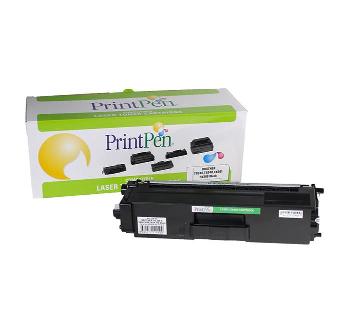 PRINTPEN BROTHER TN-345K,348K,369K,361K Black Yüksek Kapasite (6K)