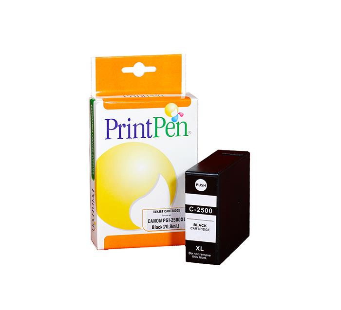 PRINTPEN CANON PGI-2500XLBK Black Yüksek Kapasite (70,9ml.)