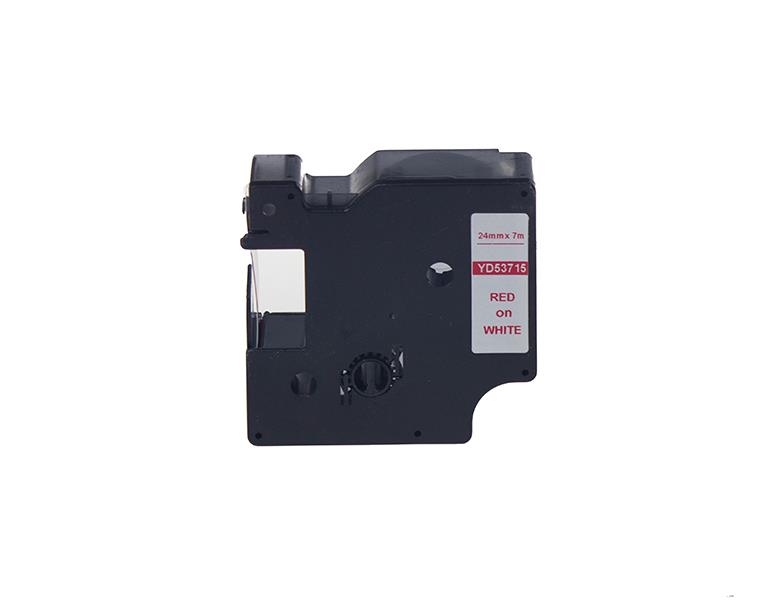 PRINTPEN DYMO D1 53715 BEYAZ ETIKETE KIRMIZI (24mm x 7m)