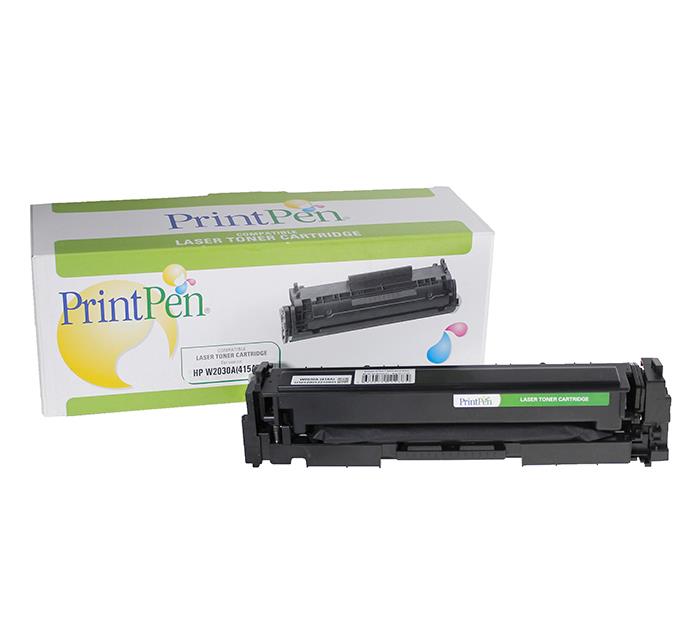 PRINTPEN HP W2030A (415A) & CANON CRG-055BK Black Chipsiz (2.4K)
