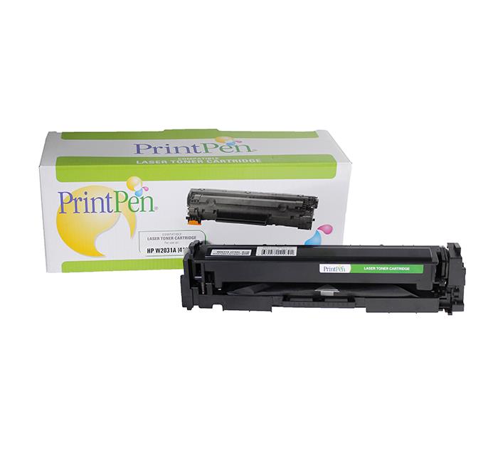 PRINTPEN HP W2031A (415A) & CANON CRG-055C Cyan Chipsiz (2.1K)