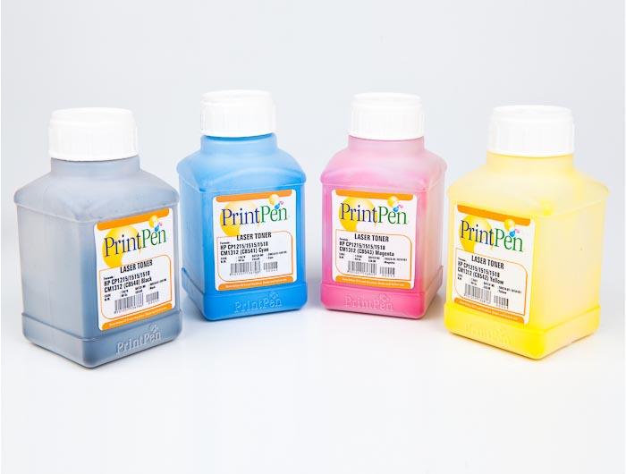 PRINTPEN TONER HP CHEMICAL COLOR Yellow 100Gr.