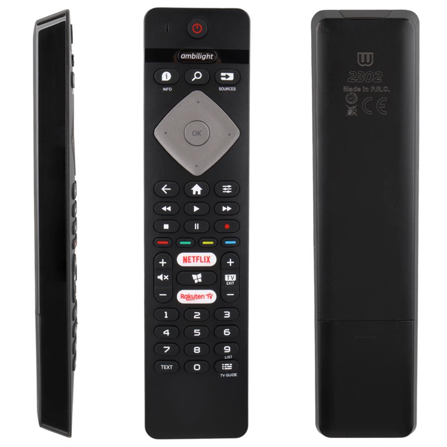 Philips 43PUS6504/62 Ambilight Netflix-Rakuten Tv Tuşlu Led Tv Kumandası