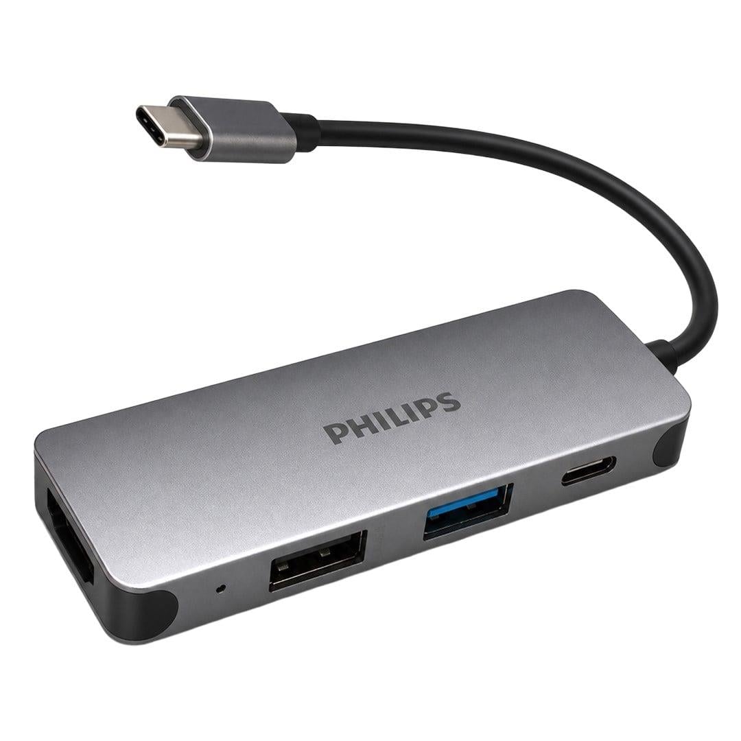 Philips SWR1607G/93 TYPE-C 4'ü 1 Arada Çok Fonksiyonlu Dönüştürücü Hub