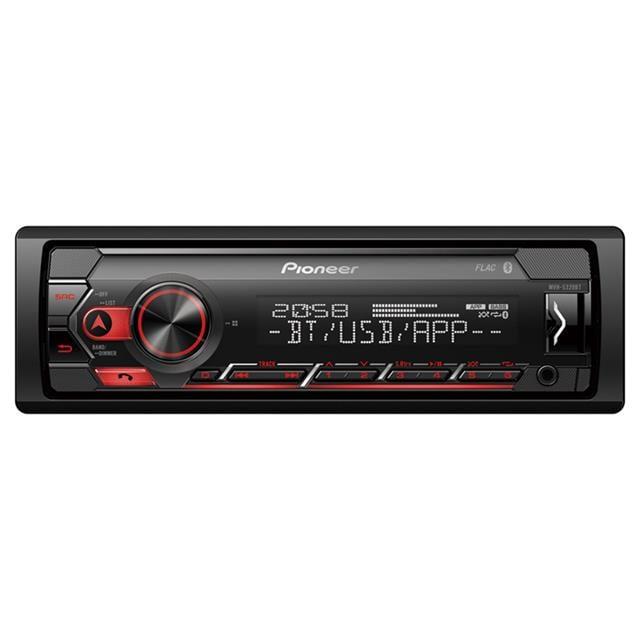 Pioneer MVH-S320BT USB-FM-AUX-MP3 Bluetooth'lu Mekaniksiz Oto Teyp 4X50 Watt