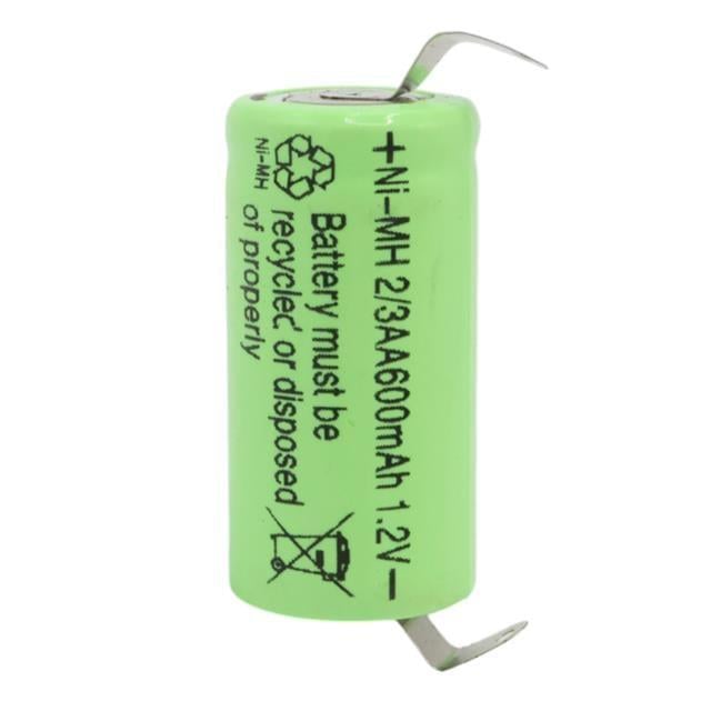 Powermaster 1.2 Volt 600 Mah Ni-Mh 2/3AA Şarjlı Puntalı Lityum Pil PM-17934