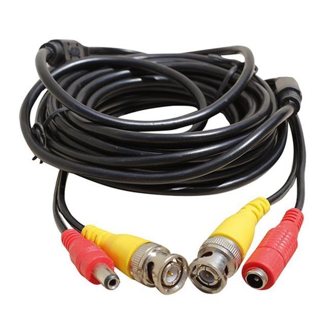 Powermaster Bnc-Bnc Kablo+Power Kablo Dişi-Erkek Jack'lı 15 Metre