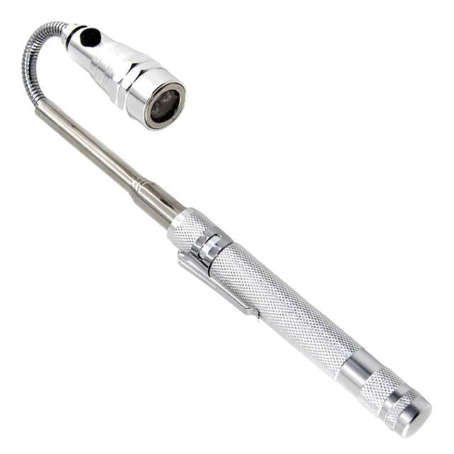 Powermaster MX-2808 Mıknatıslı 360 Derece Döner Başlıklı 3 Ledli Beyaz Işık El Feneri