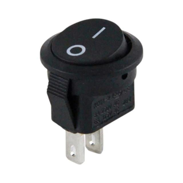 Powermaster Mini Yuvarlak 2 Pin Işıksız ON-OFF Anahtar IC-134E