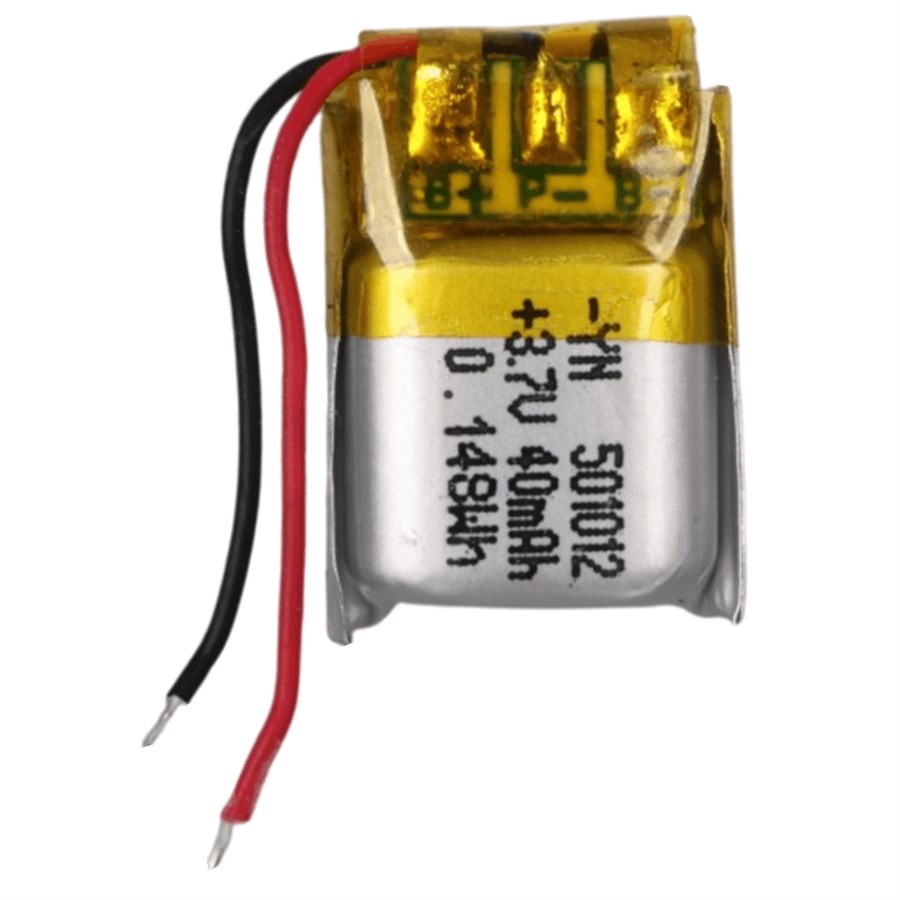Powermaster PM-24127 3.7V 40mAh 501012 Soketsiz Lityum Polimer (Li-Po) Batarya Şarj Edilebilir Pil