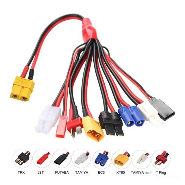 Powermaster PM-24266 HTRC 8 İn 1 Lipo Batarya Banana Şarj Kablo Seti