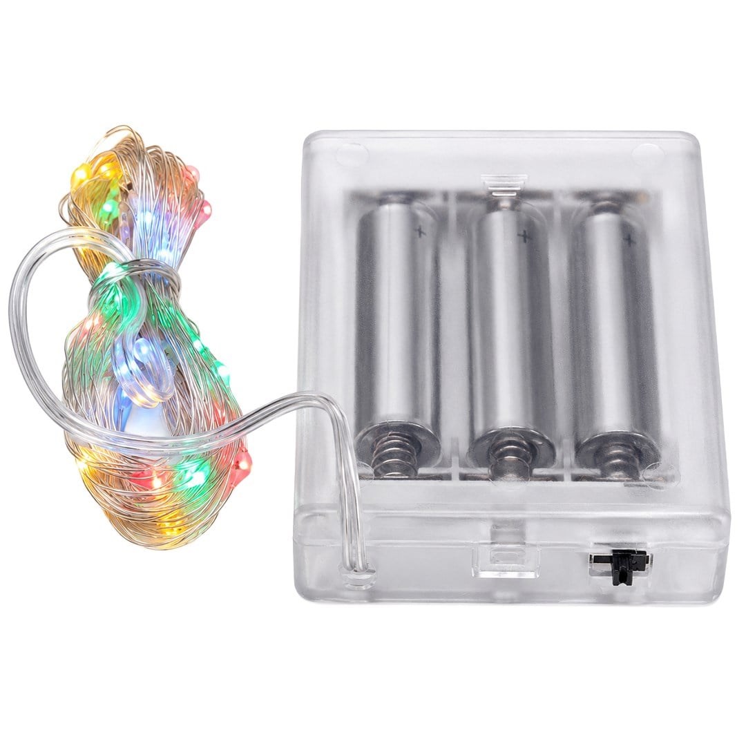 Powermaster PM-2556 3 Metre Pilli Rengarenk Peri LED Işık Esnek Tel Tasarımlı Dekoratif Aydınlatma