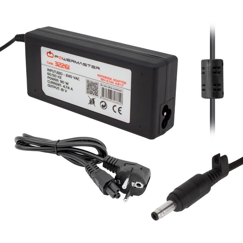 Powermaster PM-32261 19 Volt - 4.74 Amper 4.8*1.7 Mm Uçlu Adaptör (Lg Notebook)