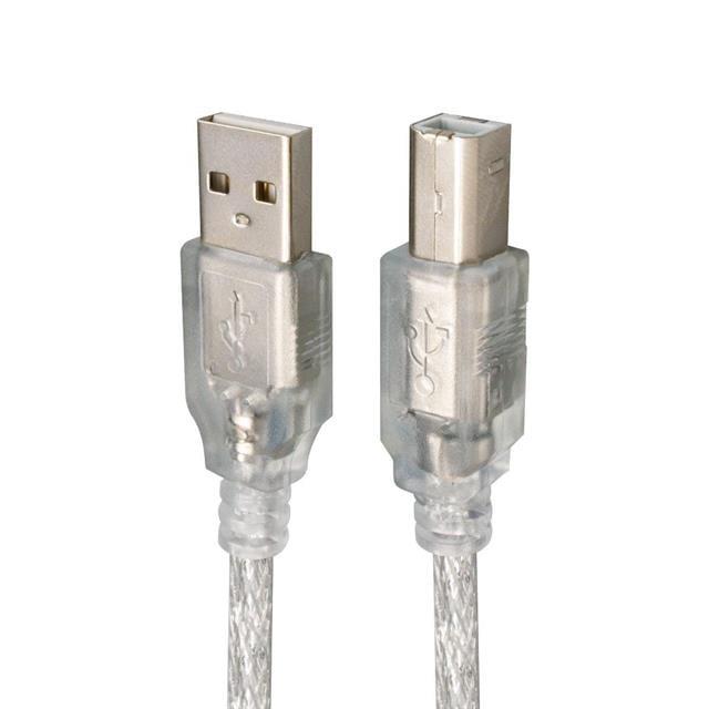 Powermaster PM-3267 3 Metre Şeffaf USB 2.0 Yazıcı Kablosu
