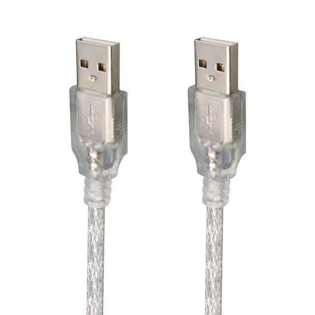 Powermaster Usb Erkek-Erkek Şeffaf Kablo 5 Metre