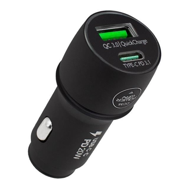 Powerway CC35 Yeni Nesil USB-C (İphone To Type-C) Araç Şarj Seti (PD18W)