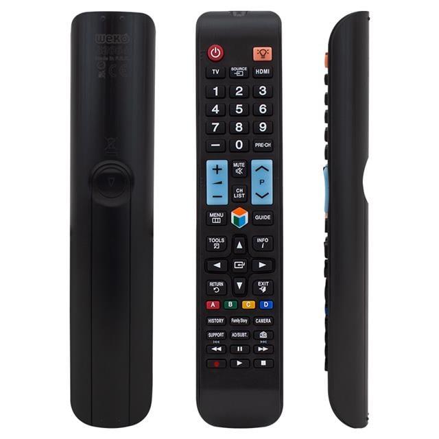 Samsung UE40F6470 Source Tuşlu Lcd-Led Tv Kumanda RM-D1078+1