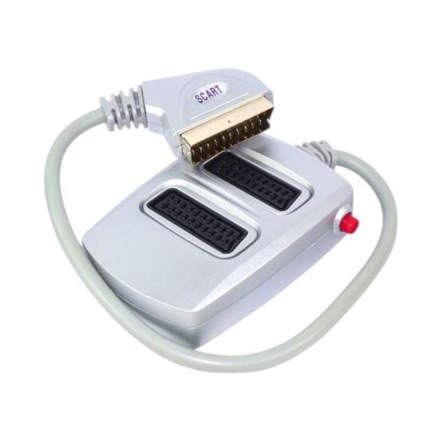 Scart Dağıtıcı 2 Li Silver Butonlu