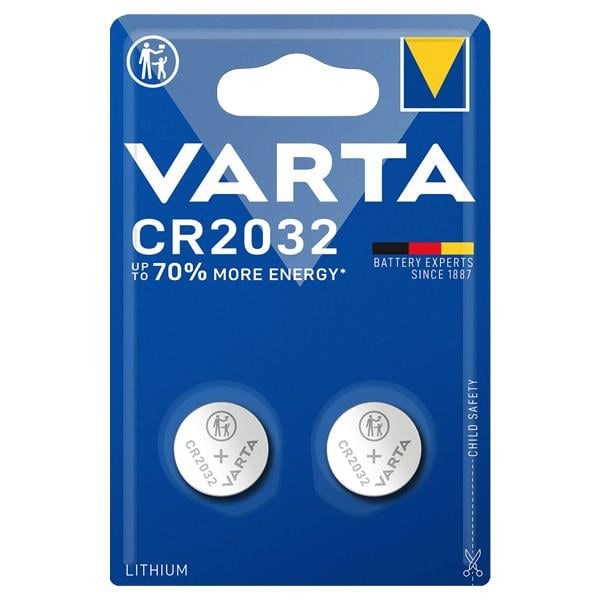 Varta CR 2032 3 Volt Lityum Pil (2'li Paket)