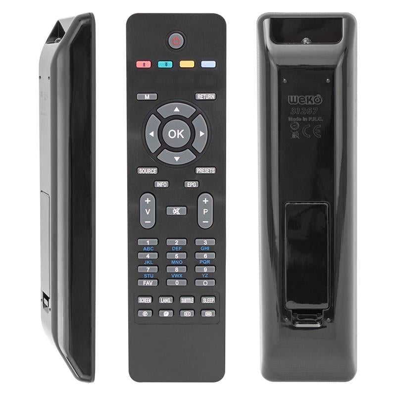 Vestel 26VH3000 32VH3000 - Regal LE22F4000 - Sharp HY 8066 - Hitachi L42SP04U Return Tuşlu Lcd-Led TV Kumandası
