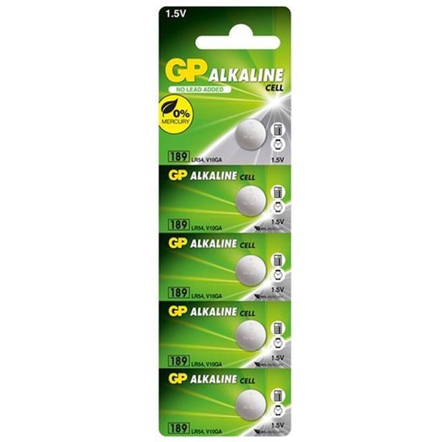 GP 189 LR54 (AG-10) Pil 5'Li Paket