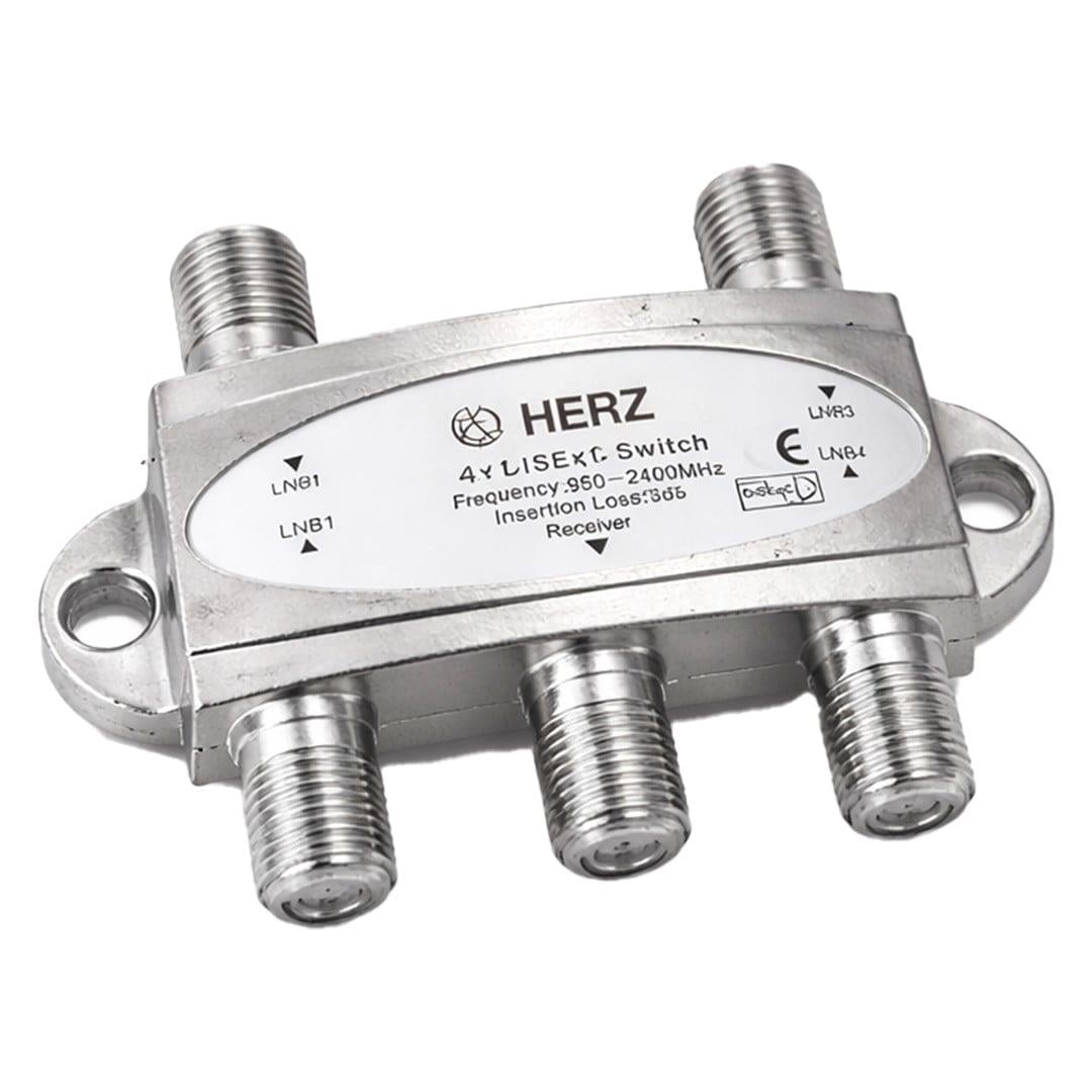 Herz 4x1 950-2400MHz 3dB Diseqc Switch Uydu Birleştirici