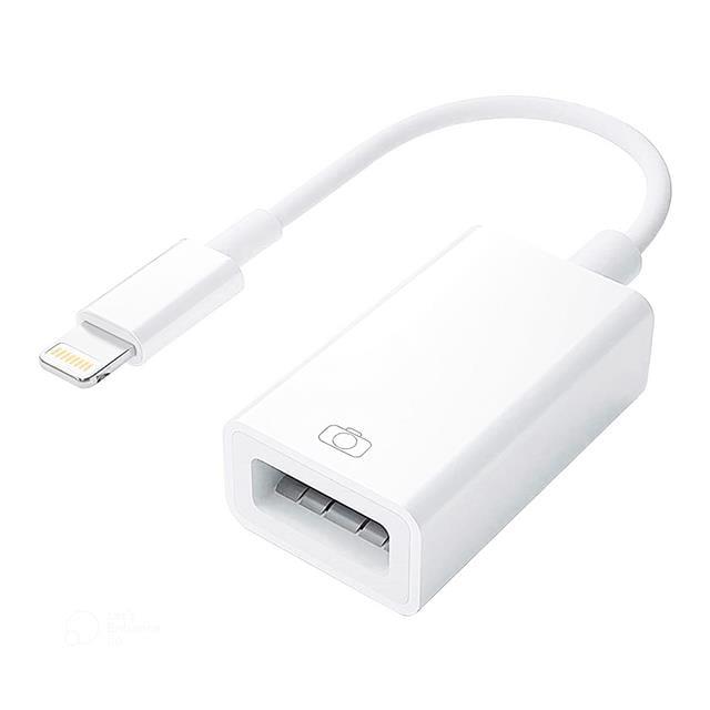 İpad İphone Lightning Uyumlu USB Girişli OTG Çevirici Adaptör (Flash Bellek-Mouse-Klavye Bağlamak İçin)