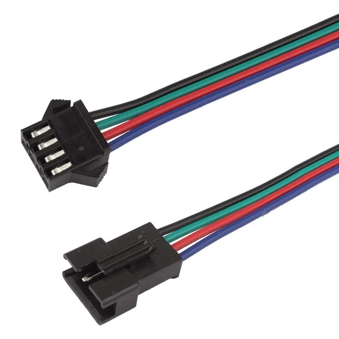 JST SM 4 Pin Kablolu Konnektör Takım IC-261J-4