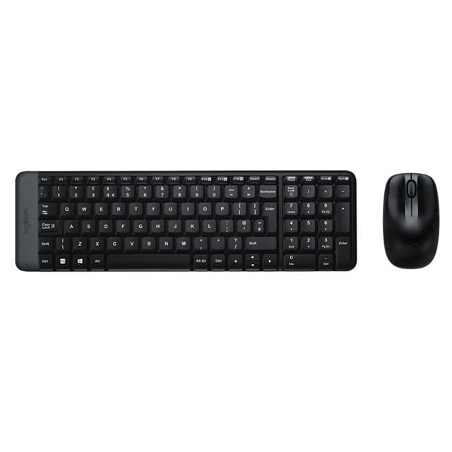 Logitech MK220 Q Tr Siyah Kablosuz Klavye Mouse Set