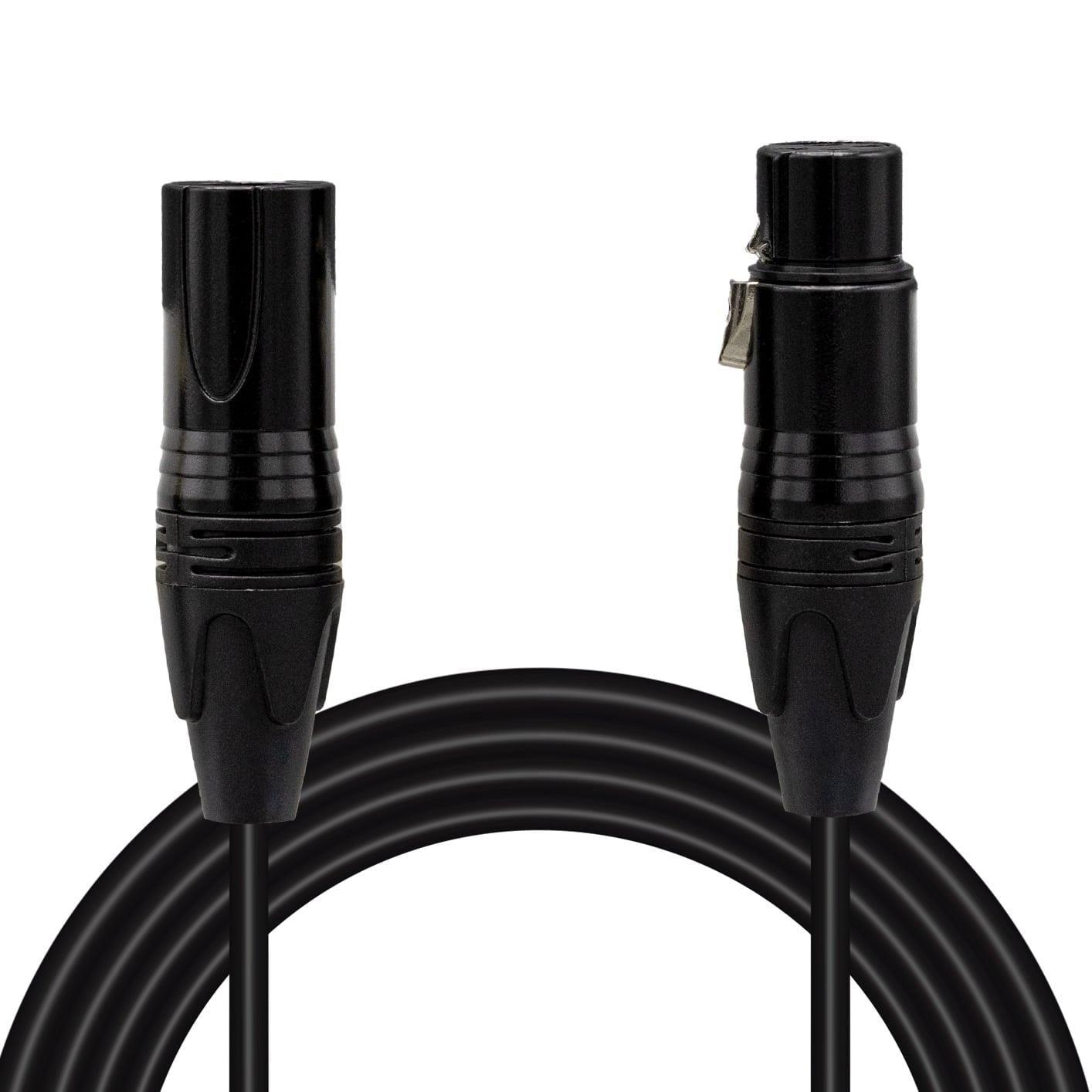 MagicVoice LD381 1 Metre Canon XLR Dişi - Canon XLR Erkek Stereo Plastik Jak Mikrofon Ses Kablosu