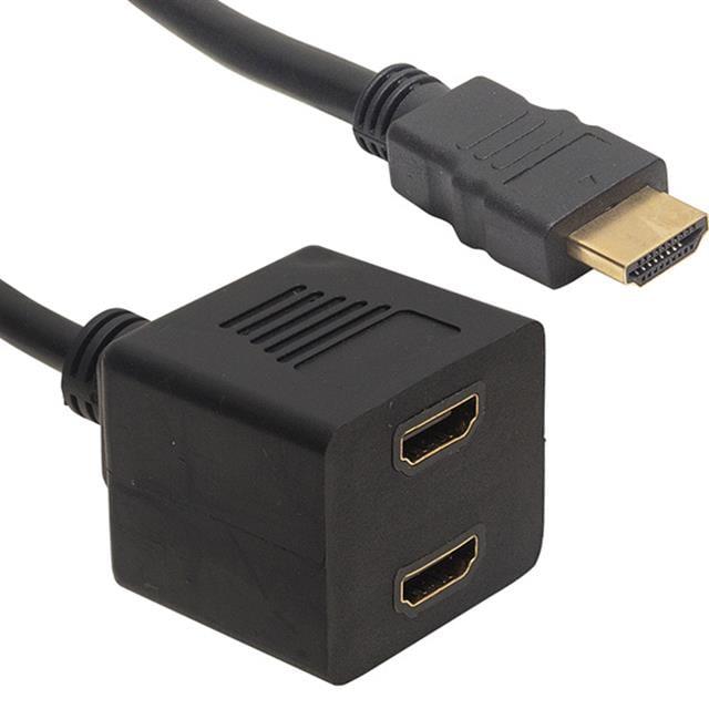Powermaster HDMI Erkek To 2X HDMI Dişi Çoklayıcı Adaptör