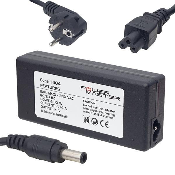 Powermaster PM-11404 19 Volt - 4.74 Amper 5.5*3.0  Mm Uçlu Adaptör (Samsung Notebook)