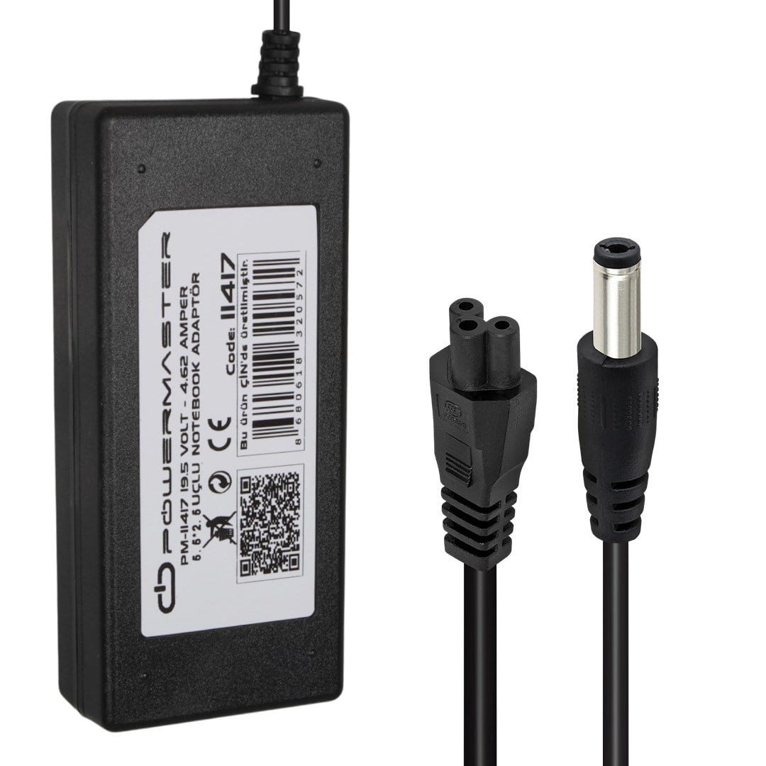 Powermaster PM-11417 19.5 Volt - 4.62 Amper 5.5*2.5 Mm Uçlu Adaptör (Hp Ultrabook Notebook)