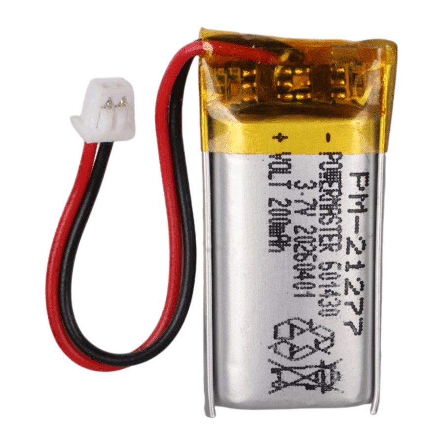 Powermaster PM-21277 3.7V 200mAh 601430 3.5mm Soketli Lityum Polimer (Li-Po) Batarya Şarj Edilebilir Pil