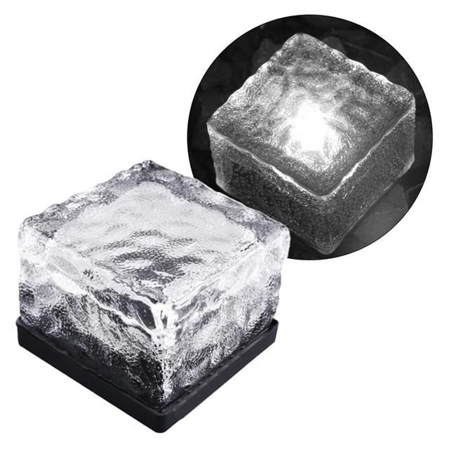 Powermaster PM-21645 Solar Beyaz Ledli Tuğla Görünümlü Bahçe Dekorasyon Aydınlatma