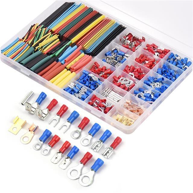 Powermaster PM-25983 Muhtelif Ölçülerde Kablo Pabuç + Daralan Makaron (678 Parça)