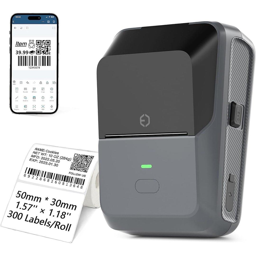 Powermaster PM-29886 Çok Amaçlı Bluetooth Destekli Taşınabilir Akıllı Termal Etiket Yazıcısı