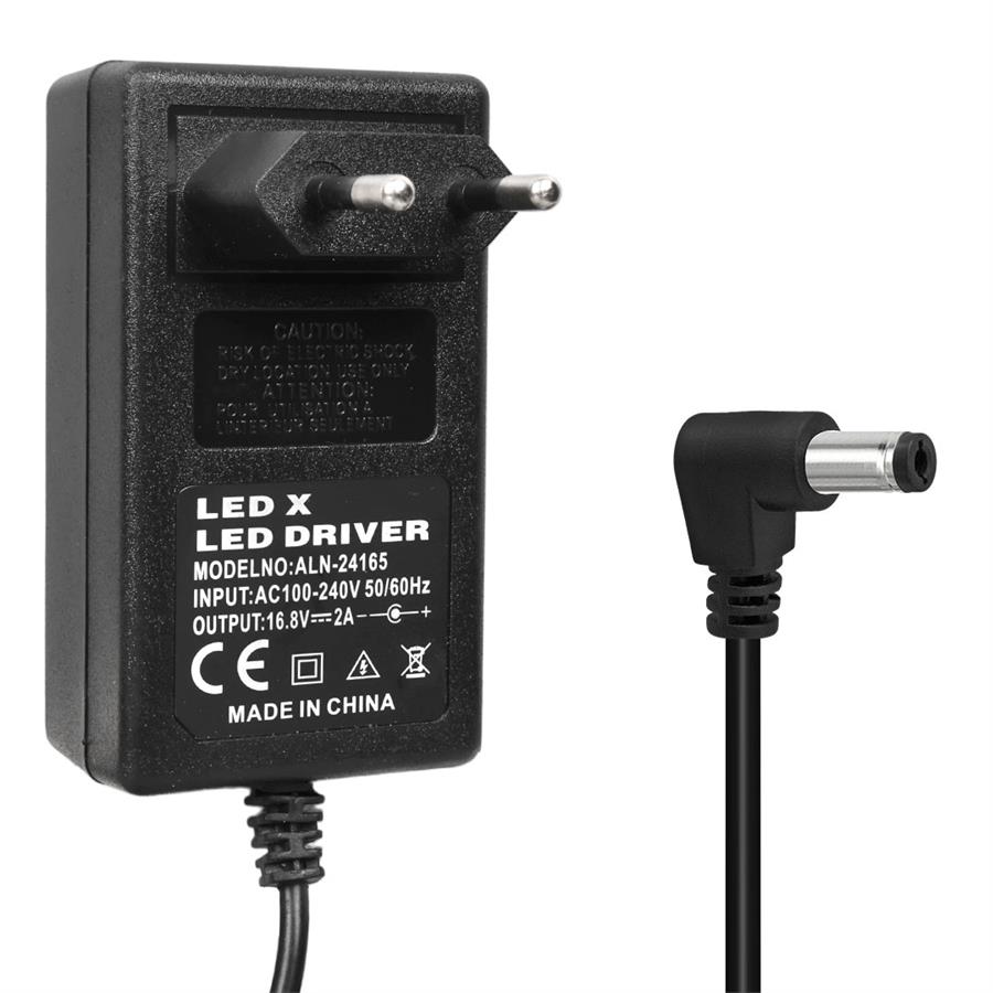 Powermaster PM-5284 16.8 Volt - 2 Amper - 33.6 Watt 5.5*2.5 Mm L Uçlu Şarjlı Matkap Adaptörü