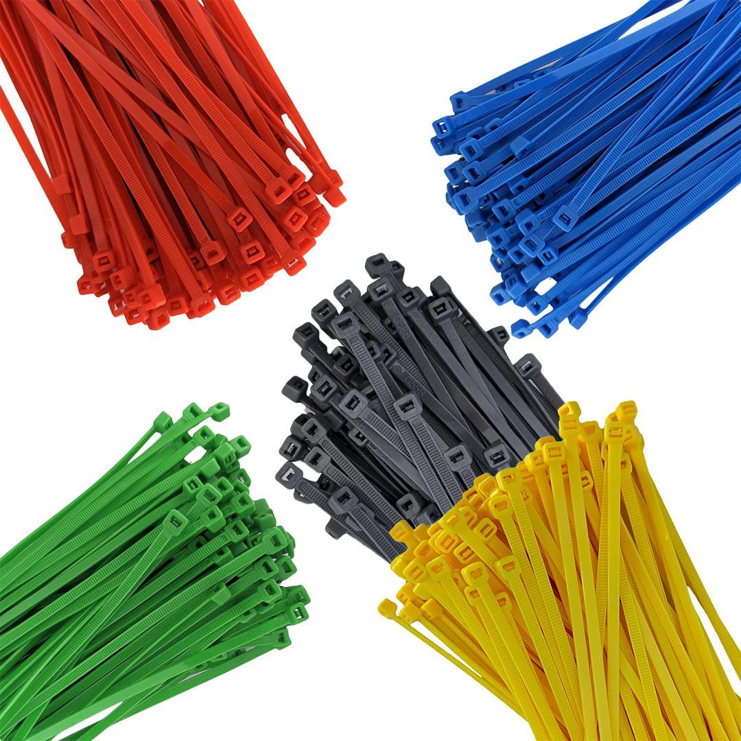 PowerMaster Renkli Kablo Bağı 500 Adet 100x2.5mm (Kavanozlu)