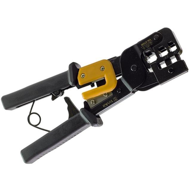 Powermaster YK-376M RJ11-RJ12-RJ22-RJ45 3'Lü Soket Sıkma Pensesi