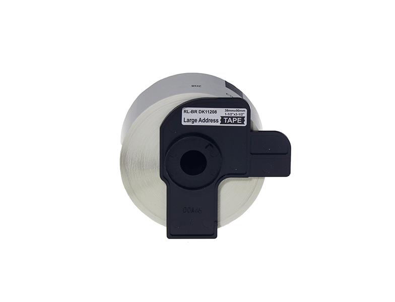 PRINTPEN BROTHER P-Touch DK-11208 GENIS ADRES ETIKETI (400 Adet/Rulo) (38mm x 90mm)