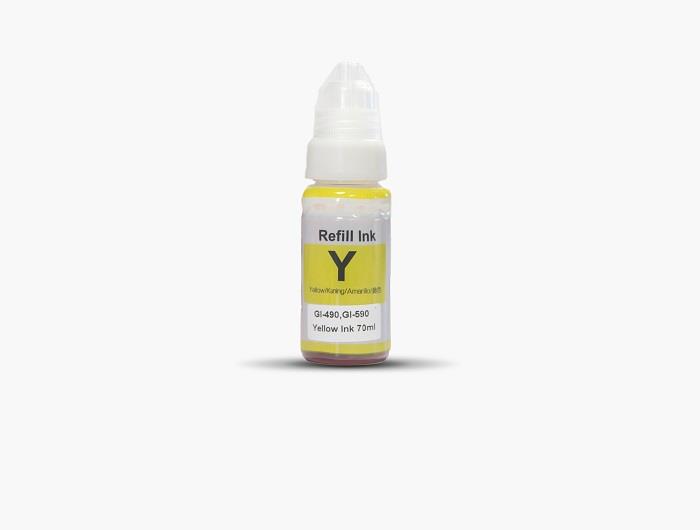PRINTPEN CANON GI-490Y,GI-590Y Yellow Mürekkep 70ml./Sise