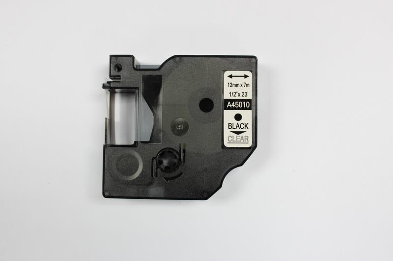 PRINTPEN DYMO D1 45010 SEFFAF ETIKETE SIYAH (12mm x 7m)