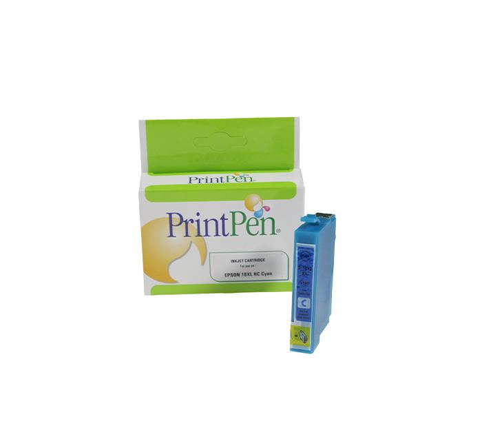 PRINTPEN EPSON T18XL (C13T18124012) Cyan Yüksek Kapasite (13,5ml)