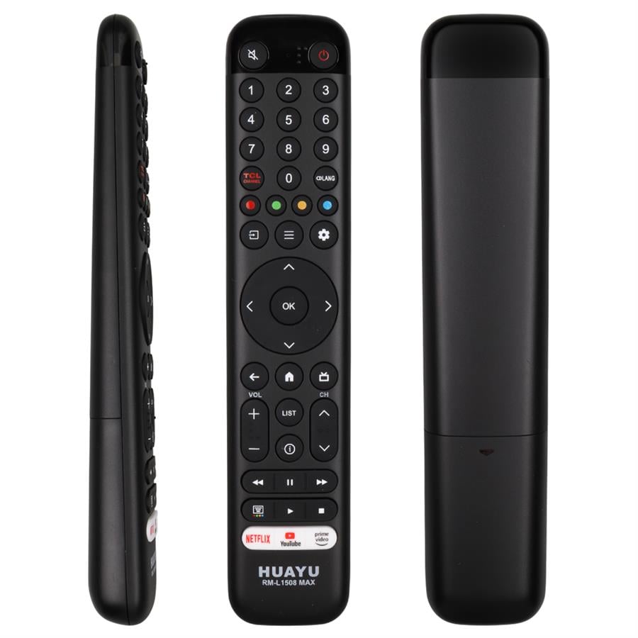 RM-L1508 TCL Max Netflix Youtube Prime Video Tuşlu LCD Led TV Kumanda
