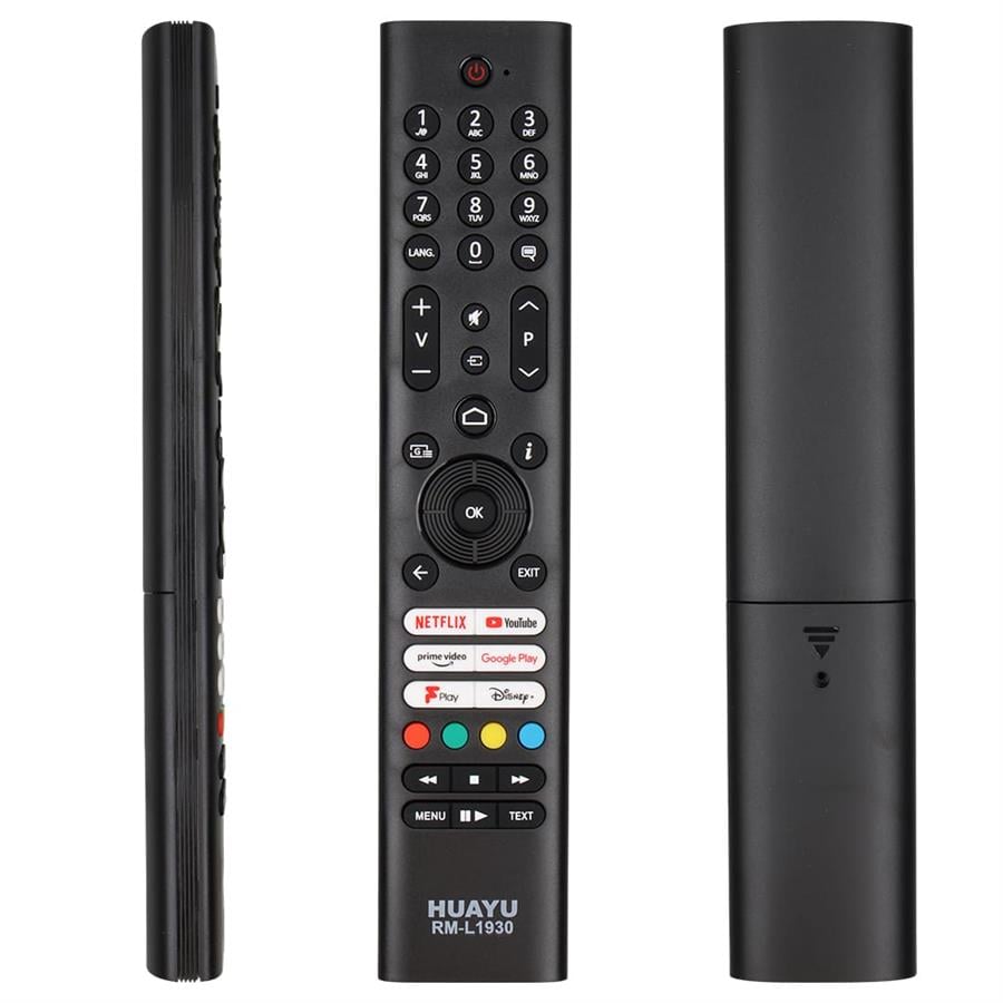 RM-L1930 Vestel Netflix Youtube Prime Video Google Play Disney+ Tuşlu LCD Led TV Kumanda