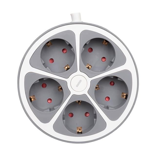Vea VE-G605Y 5'Li Anahtarlı 1.5 Metre Grup Priz